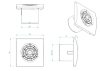 Aerauliqa Quasar T  ventilátor, utószellőztető funkcióval