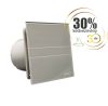 Cata E-100MST ventilátor metakrilát előlappal, utószellőztető funkcióval, szürke