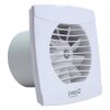 Cata UC-10 Hygro ventilátor utószellőztető és páraérzékelő funkcióval, fordulatszám állítási lehetőséggel, pillangószeleppel, fehér
