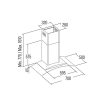 Cata - Páraelszívó GAMMA GLASS 700 GX/E inox LED