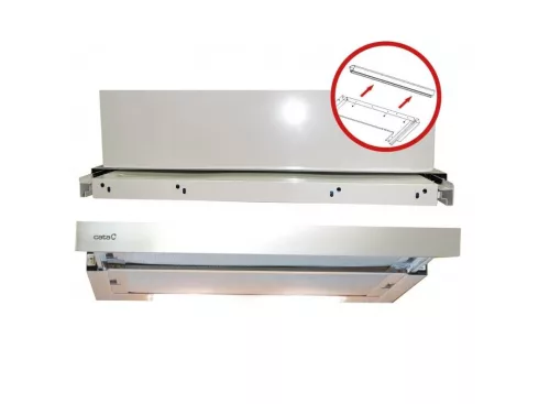 Cata TF-2003/60 teleszkópos páraelszívó, 60 cm, inox
