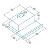 Cata TF-5250 WH/L páraelszívó, 50 cm, fehér
