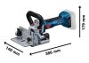 BOSCH 0601620100 GFF 18V-22 Professional Lapostiplimaró (Homlokcsapos csavarkulcs, Felcsíptethető tábla, oldalmarófej, 105 x 22 mm, 8, Porzsák) kartondobozban