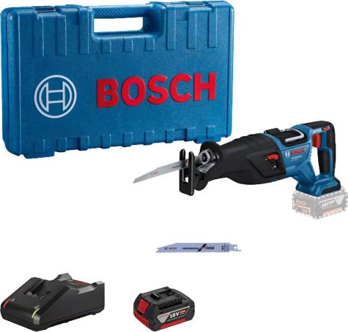 BOSCH 06016C0021 GSA 18 V-LI C Akkus szablyafűrész (2x5,0Ah) L-Boxx-ban