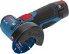 BOSCH 06019F200B GWS 12V-76 Akkus sarokcsiszoló (2x3,0Ah) L-Boxx-ban