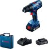 BOSCH 06019F8109 GSR 180-LI Akkus fúrócsavarozó (2x2,0Ah) kofferben