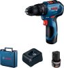 BOSCH 06019G9100 GSB 12V-30 Akkus ütvefúró-csavarozó (2x2,0Ah) kofferben