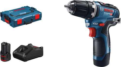 BOSCH 06019H8002 GSR 12V-35 Akkus fúrócsav 2x3,0Ah L-Boxx