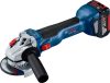 BOSCH 06019J4004 GWS 18V-10 Akkus sarokcsiszoló 125 mm (2x5,0Ah) L-Boxx-ban