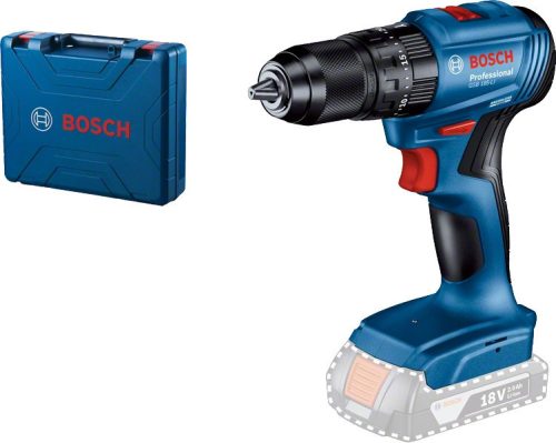 BOSCH 06019K3100 GSB 185-LI Akkus ütvefúró-csavarozó 2x GBA 18V 2.0 Ah akkuval, GAL 18V-20 töltővel szerszámkofferben