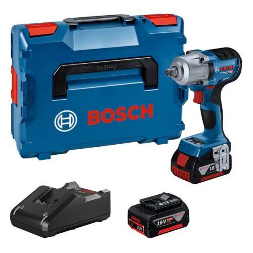 BOSCH 06019K4102 GDS 18V-450 PC Akkus ütvecsavarozó (2xProCORE18V 4.0Ah; GAL 18V-40; Bluetooth modullal) L-Boxxban