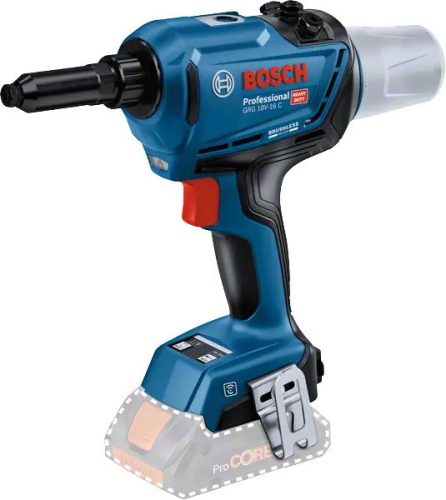 BOSCH 06019K5000 GRG 18V-16 C Akkus popszegecselő akku és töltő nélkül kartondobozban