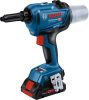 BOSCH 06019K5000 GRG 18V-16 C Akkus popszegecselő akku és töltő nélkül kartondobozban