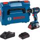 BOSCH 06019K6105 GSB 18V-90 C (2x4.0Ah) ProCore L-Boxx-ban