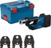 BOSCH 06019M2001 GPT 18V-19 Professional Akkus présgép (Compact préspofa M15, Compact préspofa M22, Compact préspofa M28,) akku és töltő nélkül, L-Boxx-ban