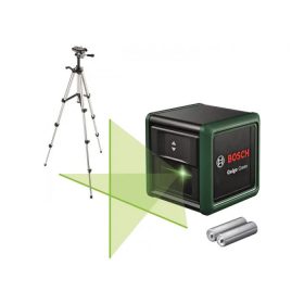   BOSCH 0603663C03 Quigo keresztvonalas zöld szintezőlézer + BT 150 állvány + 2 db 1.5V LR03 (AAA)