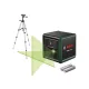 BOSCH 0603663C03 Quigo keresztvonalas zöld szintezőlézer + BT 150 állvány + 2 db 1.5V LR03 (AAA)