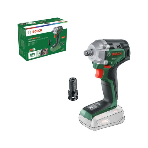 BOSCH 0603980304 UniversalImpactDrive 18V-350 Akkus ütvecsavarozó (akku és töltő nélkül; hex adapterrel) kartondobozban