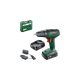 BOSCH 06039D4002 UniversalDrill 18 Akkus fúrócsavarozó (2x1,5Ah) kofferben