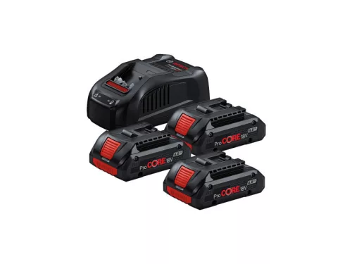 BOSCH 0615990N2G Akkumulátor szett (3x GBA 18V 4.0Ah + GAL 1880)