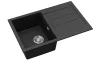 EVIDO Cubo 45S gránit mosogató, 780 x 500 mm,  antracit