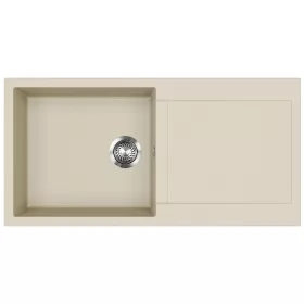 EVIDO Cubo XL 6S gránit mosogató, 1000 x 500 mm, bézs