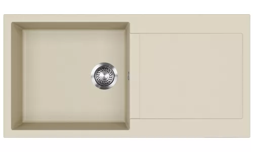 EVIDO Cubo XL 6S gránit mosogató, 1000 x 500 mm, bézs