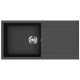 EVIDO Cubo XL 6S gránit mosogató, 1000 x 500 mm, antracit