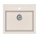 EVIDO Quadro 6 gránit mosogató, 562 x 510 mm, bézs