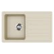 EVIDO Home 45S gránit mosogató, 765 x 460mm, bézs