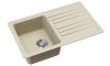EVIDO Home 45S gránit mosogató, 765 x 460mm, bézs