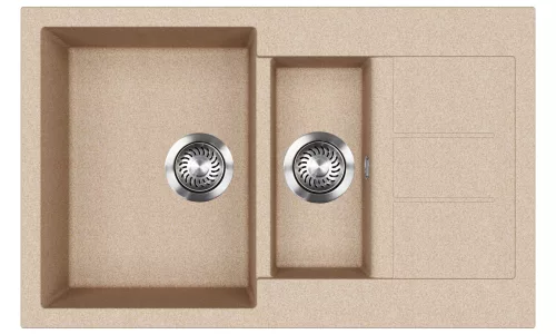 EVIDO Cubo 6S compact gránit mosogató800x500 avena