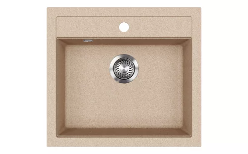 EVIDO Quadro 6 gránit mosogató, 562 x 510mm, avena