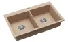 EVIDO Quadro 9 gránit mosogató, 860 x 510mm, avena