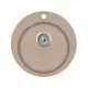 EVIDO Tondo kerek gránit mosogató, 505 mm,avena