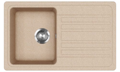 EVIDO Home 45S gránit mosogató, 765 x 460mm, avena