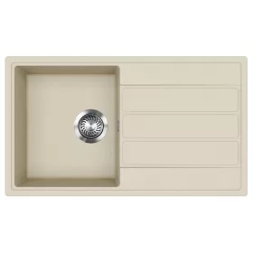 EVIDO Easy 45S gránit mosogató, 760 x 440 mm, bézs