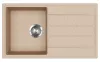 EVIDO Easy 45S gránit mosogató, 760 x 440 mm, avena