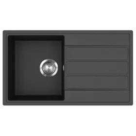 EVIDO Easy 45S gránit mosogató, 760 x 440 mm, antracit