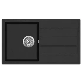   EVIDO EASY 45S gránit mosogató 760x440 antracit, doboz nélkül, lefolyógarnitúrával