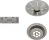 BLANCO InFino szett egy medencés mosogatóhoz, satin platinum, lefolyógarnitúrát nem tartalmaz