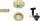 BLANCO InFino lefolyógarnitúra, satin gold, 3 1/2