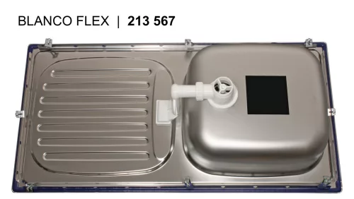 BLANCO Lefolyógarnitúra, 1 1/2, FLEX, FLEX mini-hez