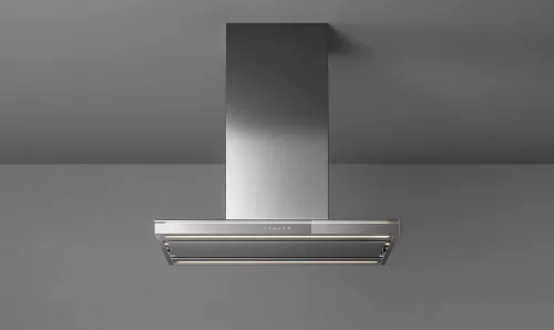 FALMEC LUMINA LED NRS sziget páraelszívó, 90 cm, inox/üveg