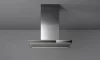 FALMEC LUMINA LED NRS sziget páraelszívó, 90 cm, inox/fekete üveg