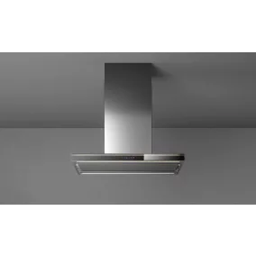   FALMEC LUMINA NRS sziget páraelszívó, 90 cm, inox/fekete üveg