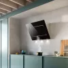 FALMEC QUASAR fali páraelszívó, 60 cm, fekete üveg
