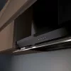 Falmec VIRGOLA EVOLUTION álkürtős (beépíthető) páraelszívó, 75 cm, fekete