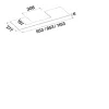 FALMEC VIRGOLA NO-DROP TOUCH beépíthető páraelszívó, 75 cm, inox