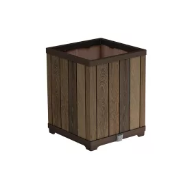 Deco szögletes magasított műanyag virágláda 74 L